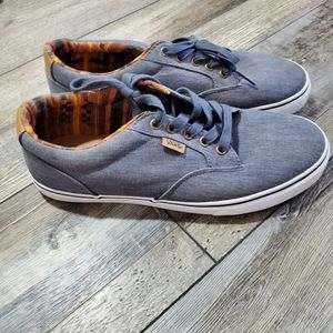 Vans lace up Aztec print